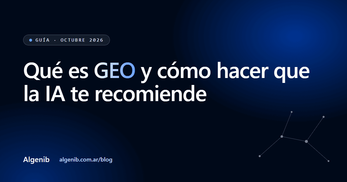 Qué es GEO y cómo hacer que la IA te recomiende