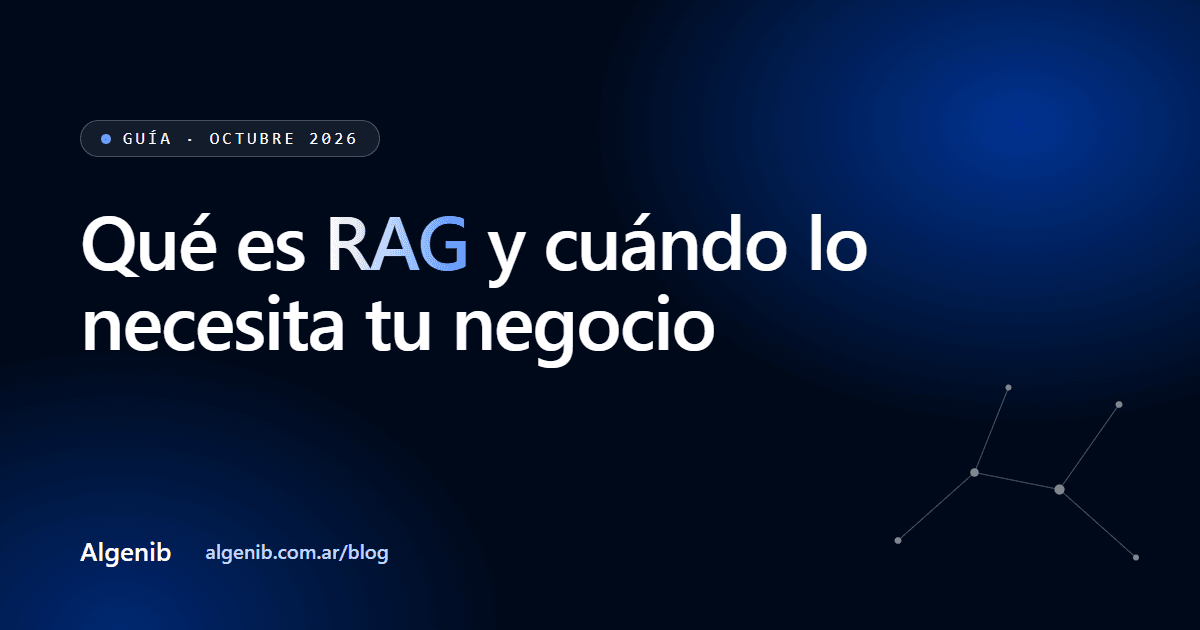 Qué es RAG y cuándo lo necesita tu negocio