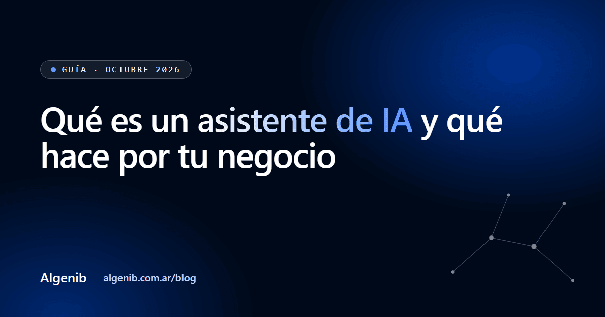 Qué es un asistente de IA y qué hace por tu negocio