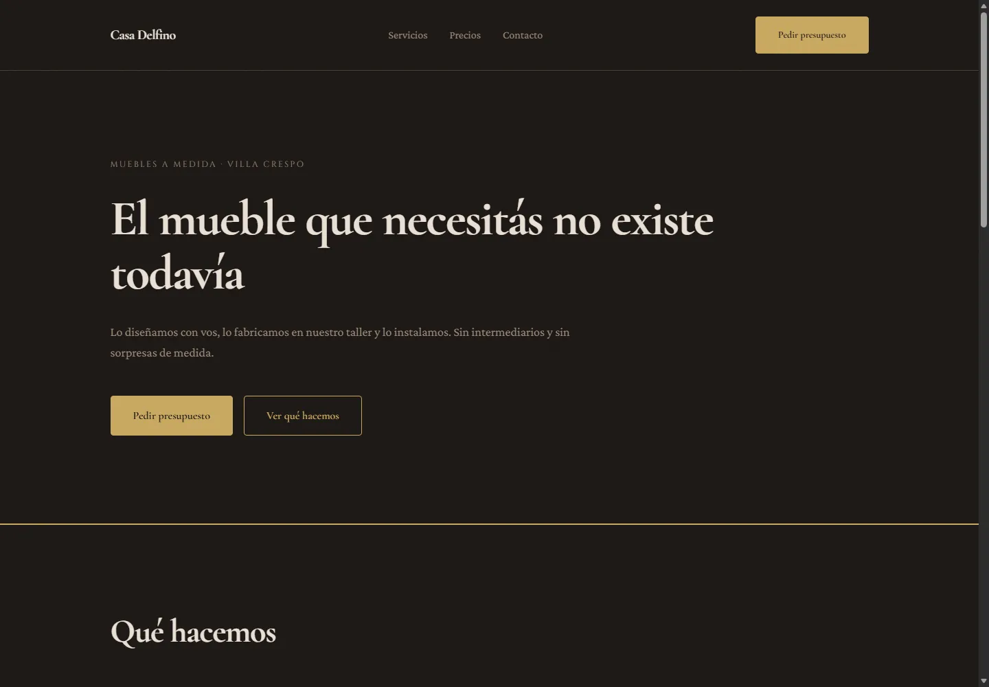 La misma landing con el estilo Biblioteca