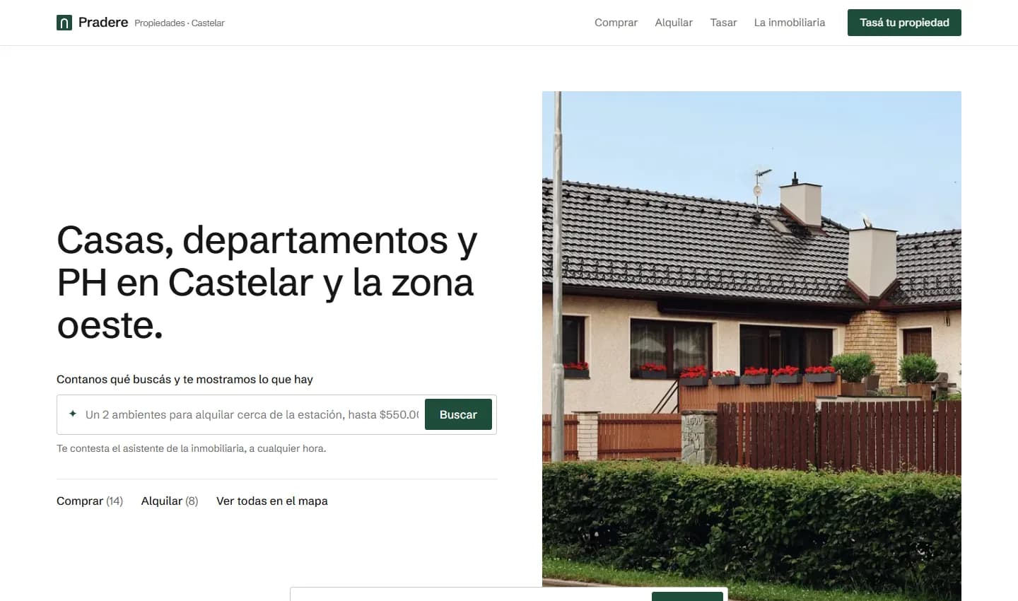 Ejemplo de sitio para Inmobiliarias
